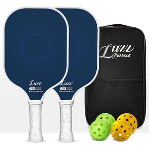 LUZZ Pickleball Paddles Set of 2 T700 Carbon Fiber Pickleball Paddle Sandblasted Surface with Honeycomb Core for Beginners - 1 of 4