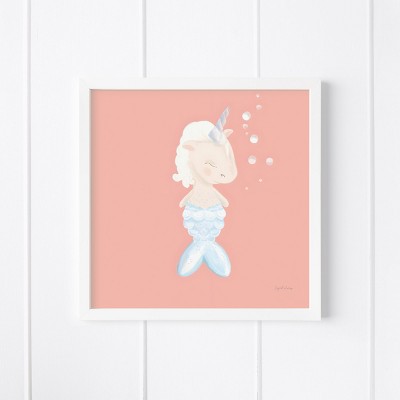 Unimermaid Museum Quality 8" x 8" Art Print by Ramus & Co