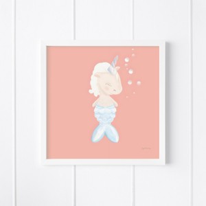 Unimermaid Museum Quality 8" x 8" Art Print by Ramus & Co - 1 of 4
