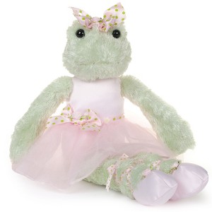 Bearington Juliette Pirouette Plush Stuffed Animal Ballerina Frog 15" - 1 of 4