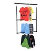 Oceanstar 2-Tier Portable Adjustable Closet Hanger Rod, Black - 4 of 4
