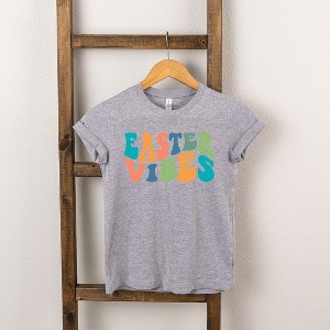The Juniper Shop Easter Vibes Wavy Toddler Short Sleeve Tee - 1 of 2