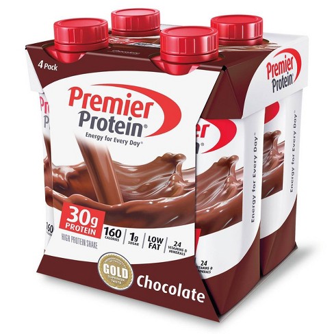 Premier Protein Shake Chocolate 11oz 4pk Target