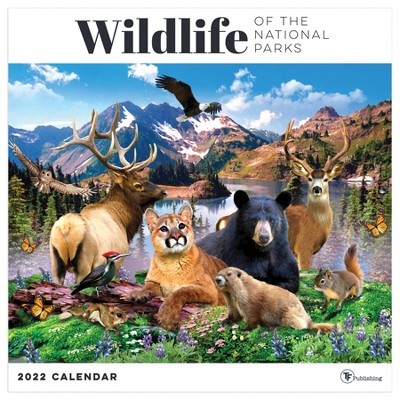 2022 Wall Calendar Wildlife of the National Parks - The Time Factory