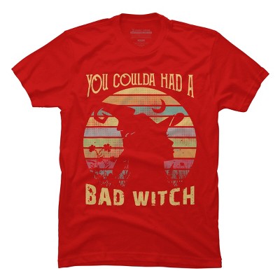 Men's Design By Humans Halloween Funny You Coulda Had Bad Witch By Ering T-Shirt