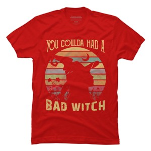 Men's Design By Humans Halloween Funny You Coulda Had Bad Witch By Ering T-Shirt - 1 of 4