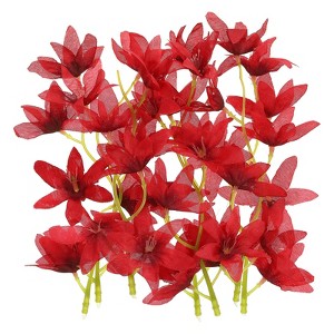 Unique Bargains Wrinkle Resistant Natural Look Home Decoration Artificial Orchid Flower - 1 of 4