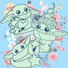 Men's Star Wars: The Mandalorian Spring Cute Grogu Sunday Surprise T-Shirt - 2 of 4