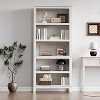Acekool 71.3" Tall 5-Tier Wooden Bookshelf with 3 Adjustable Shelves, 11.8" Wide Slim Floor-Standing Bookcase for Living Room, Bedroom - 3 of 4