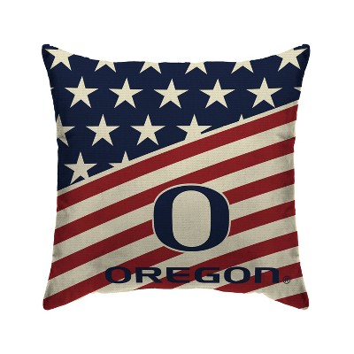 NCAA Oregon Ducks Americana Decorative Throw Pillow