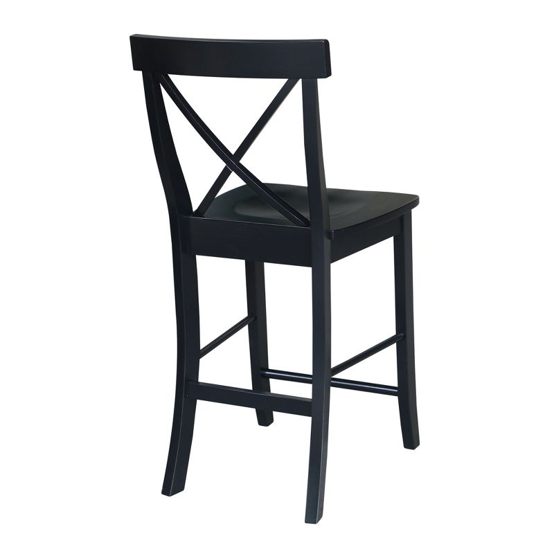 24" Martha X Back Counter Height Barstool - International Concepts, 6 of 11