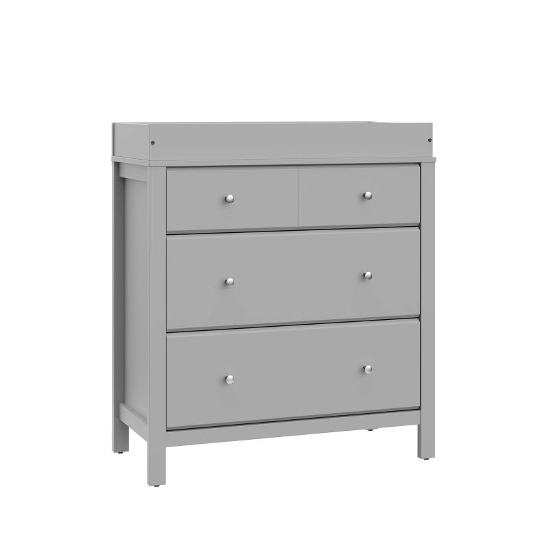 Storkcraft Carmel 3 Drawer Dresser with Interlocking Drawers with Changing Topper , 1 of 8