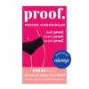 Proof Women's Mesh Trim Briefs, Moderate Absorbency Period Underwear - Black - 2 of 4