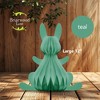 Briarwood Lane Teal Bunny Honeycomb - Large Magnetic Paper Decor - 12 x 9 - 2 of 4