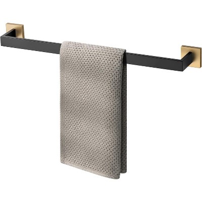 Bathroom Towel Bar, 23.6 Inch Black & Gold Towel Rack