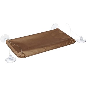 Oster Sunny Seat Cat Window Hammock Perch Bed, Supports Up to 50 Pounds, Brown - 1 of 4