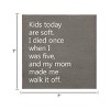 Slickblue Funny Wood Wall Sign 7x7 – Retro Parenting Quote for Rustic Decor, Shelf or Wall Display, Color Options - 3 of 3