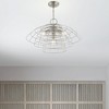 Livex Lighting Brooklyn 4 - Light Chandelier in  Brushed Nickel - 2 of 3