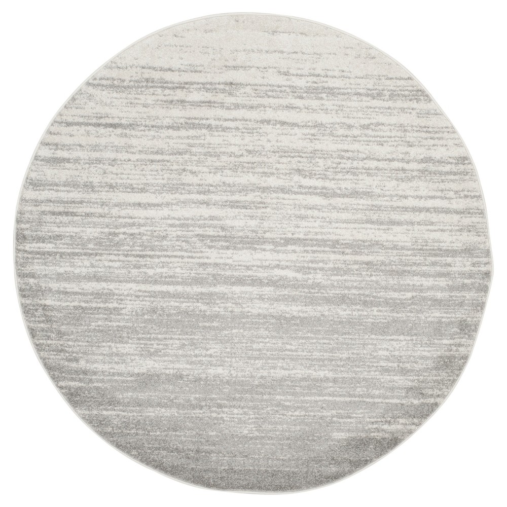 Norris Area Rug - Ivory/Silver (6' Round) - Safavieh