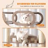 Heybly Cat Tree with Litter Box Enclosure, 76.8-inch Wooden mainecoons Cat Tower with Food Station - 3 of 3
