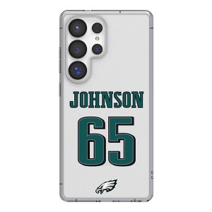 NFL Philadelphia Eagles Players Game Tactic Clear Cell Phone Case for Samsung Galaxy - 1 of 4