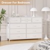 Dresser TV Stand with 10 Drawers, Media Console Table, Entertainment Center for 55/50/43 Inch TV, Chest of Drawers Storage Organizers Units - 2 of 4
