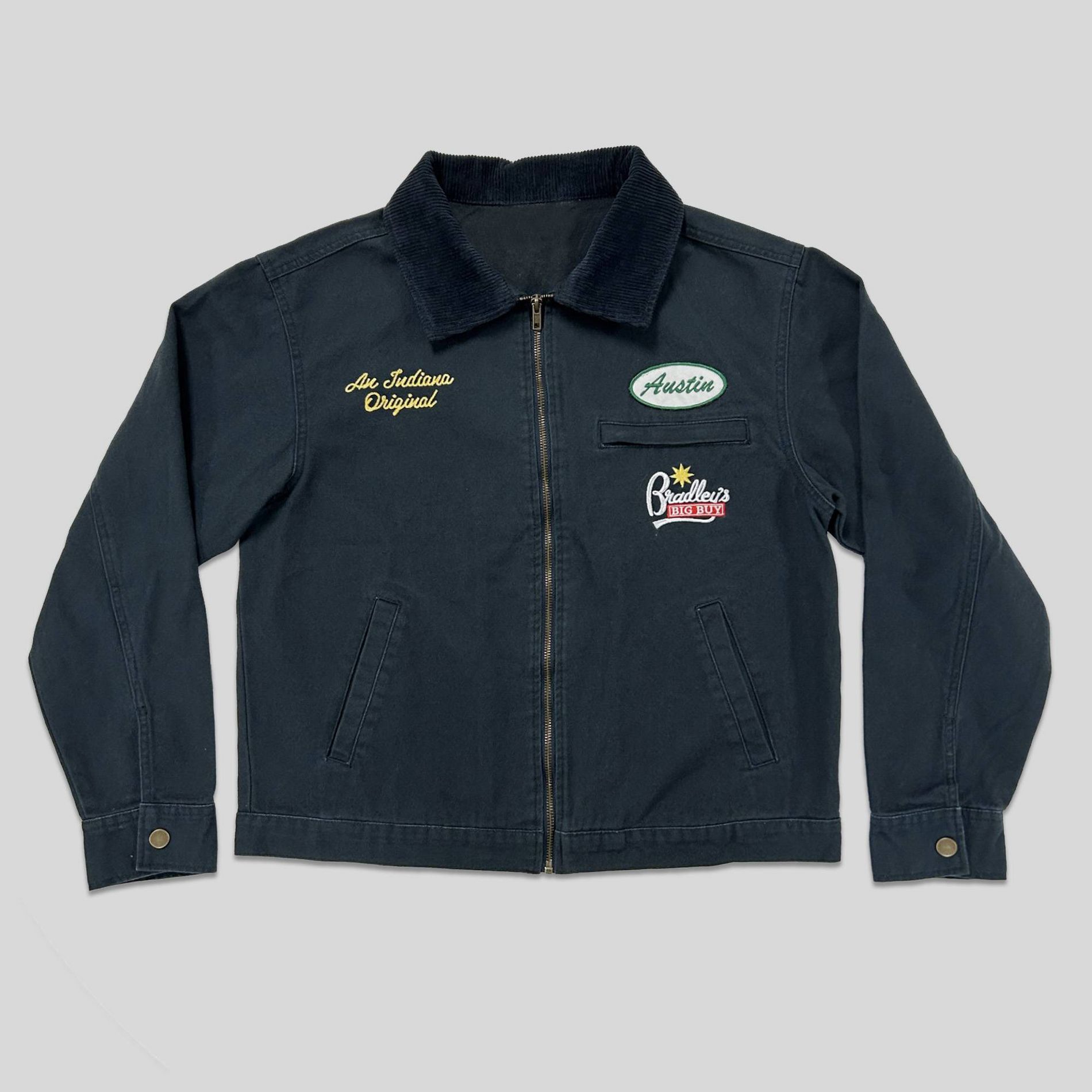 Men's Stranger Things Bradley's Workwear Jacket - Black