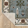 Oriental Weavers Keira KEI06 Pale Blue / Green Indoor Area Rug - 2'3" x 7'6" - 4 of 4