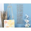 Set of 2 Metal Geometric Overlapping Lines Wall Decors - CosmoLiving by Cosmopolitan: Iron Crafted, Vertical Orientation, Spot Clean - 3 of 4
