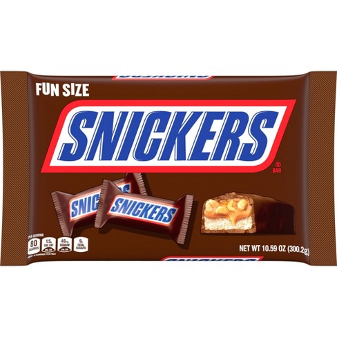 snickers candy bar calorie count