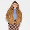 Women's Faux Suede Fringe Jacket - Wild Fable™ Brown - 2 of 3