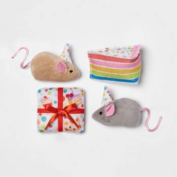 Birthday Celebration Cat Toy Set - 4pk - Boots & Barkley™