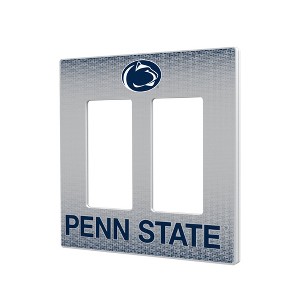 NCAA Big Ten Universities Linen Hidden-Screw Light Switch Plate for Double Rocker - 1 of 4