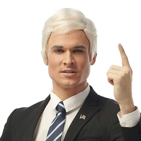 Costume Culture by Franco LLC Presidential Adult Men's White Costume Wig - image 1 of 4