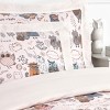 Togas Naughty Owls Beige Pillowcase - 2 of 4