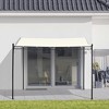 Outsunny Steel Outdoor Pergola Gazebo, Patio Canopy with Weather-Resistant Fabric and Drainage Holes - 2 of 4