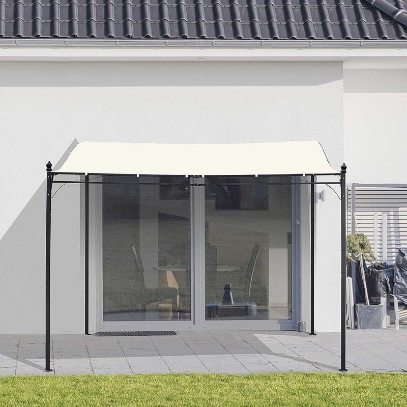 Outsunny Steel Outdoor Pergola Gazebo, Patio Canopy with Weather-Resistant Fabric and Drainage Holes, 2 of 9