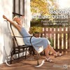 2-Person Outdoor Glider Bench, Patio Glider Loveseat Chair with Powder Coated Steel Frame¨Û2 Seats Porch Rocking Glider for Backyard, Lawn, Garden - 4 of 4