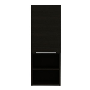 Chery Life Black Rectangle 2-Shelf Medicine Cabinet - 1 of 4