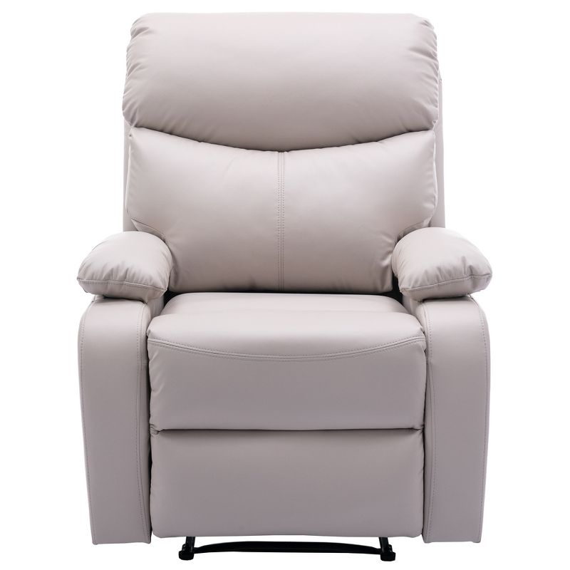 Hzlagm Everglade 30.2 in. W Technical Leather Upholstered 3 Position Manual Standard Recliner, 1 of 9