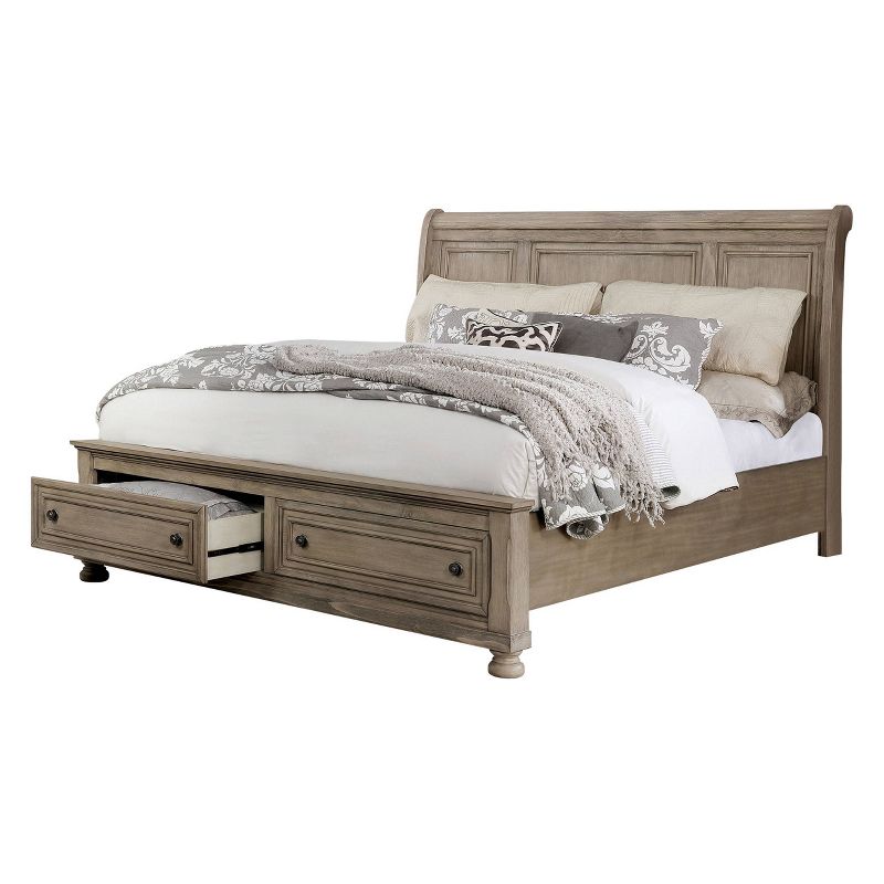 2pc Queen Bed and Chest Set Gray - HOMES: Inside + Out, 5 of 11