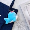Wrapables Cute Plush Keychain Pendant Charm for Bag, (Set of 2) Whales - 3 of 4