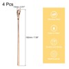 Unique Bargains Stainless Steel Mixing Cocktail Drink Long Handle Spoon 4 Pcs - 2 of 4
