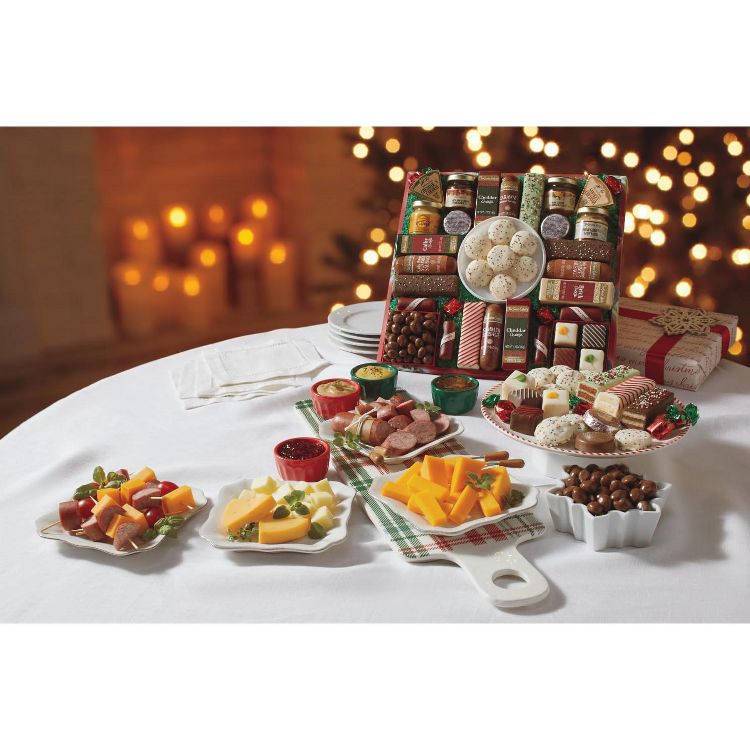 The Swiss Colony 27 Favorites Food Gift Box Assorted Meats & Cheeses, Chocolates, Petits Fours and more, 6 of 7