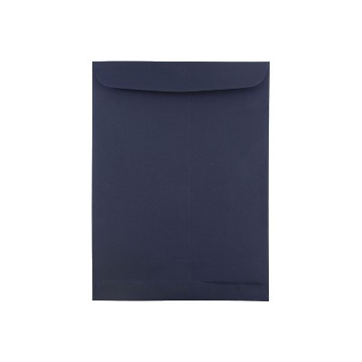 JAM Paper Open End Catalog Envelope 9" x 12" Navy Blue 50/Pack (51287431I)