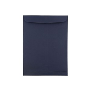 JAM Paper Open End Catalog Envelope 9" x 12" Navy Blue 50/Pack (51287431I) - 1 of 4