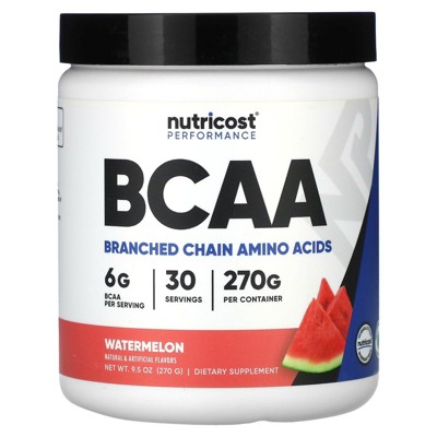 Nutricost Performance, BCAA, Watermelon, 9.5 oz (270 g)