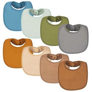 Tiny Twinkle Baby/Infant Waterproof and Absorbent Feeding Bibs (8-Pack) - 1 of 4