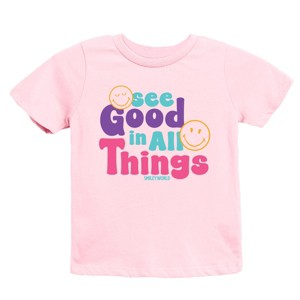 The Juniper Shop SmileyWorld See Good In All Things Youth Short Sleeve Tee - 1 of 4