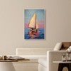Art Remedy Contemplating at High Seas Beach Life Inspired Wall Art Framed - 2 of 4